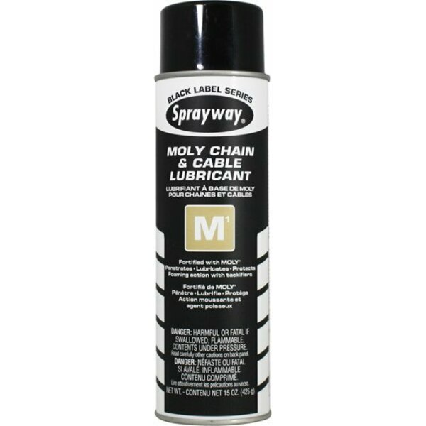 Sprayway M1 Moly Chain & Cable Lubricant SW291-1